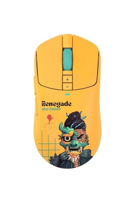 Мышь беспроводная/проводная Bloody R72 Ultra Duo (желтый) 1