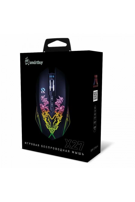 Мышь беспроводная SMARTBUY RUSH X27 (SBM-727AG-K) (черный) 7