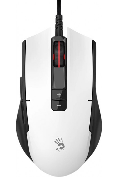 Мышь Bloody ES8 (белый/черный) 