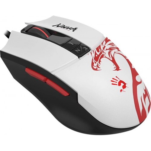 Мышь Bloody L65 Max (белый/рисунок) 3