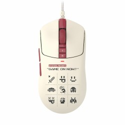 Мышь Bloody W72 Ultra Pixels Red (рисунок/бежевый/красный)