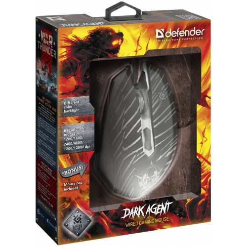 Мышь Defender Dark Agent GM-590L (черный) 8