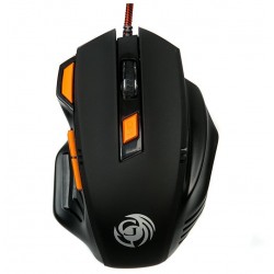 Мышь Dialog MGK-14U (черный/оранжевый)
