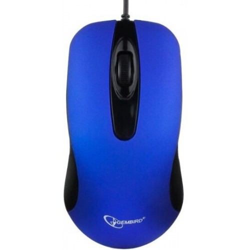 Мышь Gembird MOP-400-B USB (синий) 