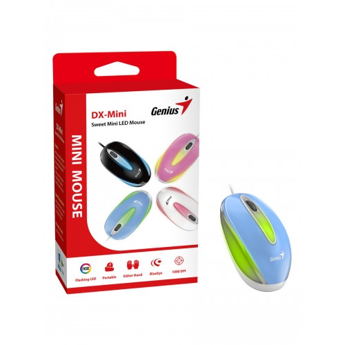 Мышь Genius DX-Mini (голубой) 5