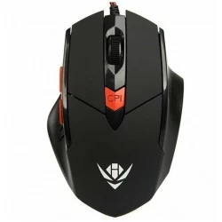 Мышь NAKATOMI MOG-11U (черный/красный)