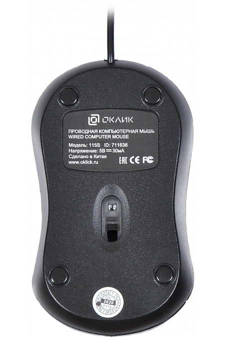 Мышь Oklick 115S (черный) 1
