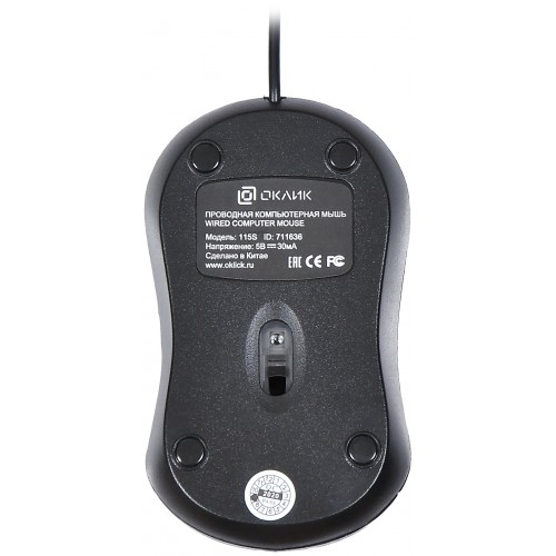 Мышь Oklick 115S (черный) 1