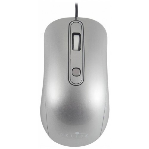 Мышь Oklick 155M (серебристый) 