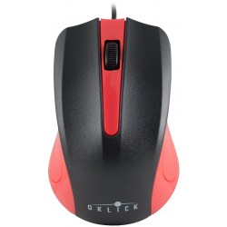 Мышь Oklick 225M (черный/красный)