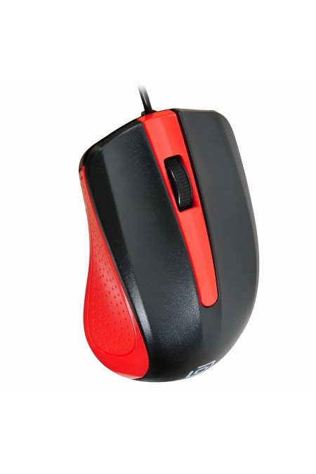 Мышь Oklick 225M (черный/красный) 3