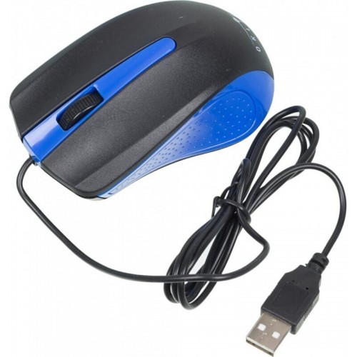 Мышь Oklick 225M (черный/синий) 2