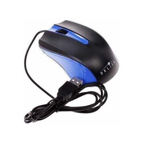 Мышь Oklick 225M (черный/синий) 8