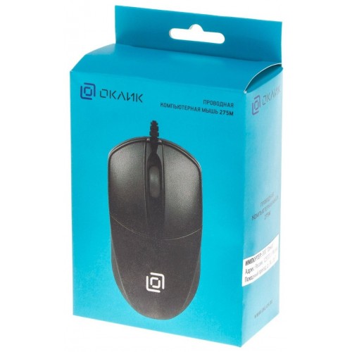 Мышь Oklick 275M (черный) 5