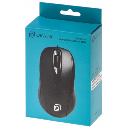 Мышь Oklick 305M (черный) 5