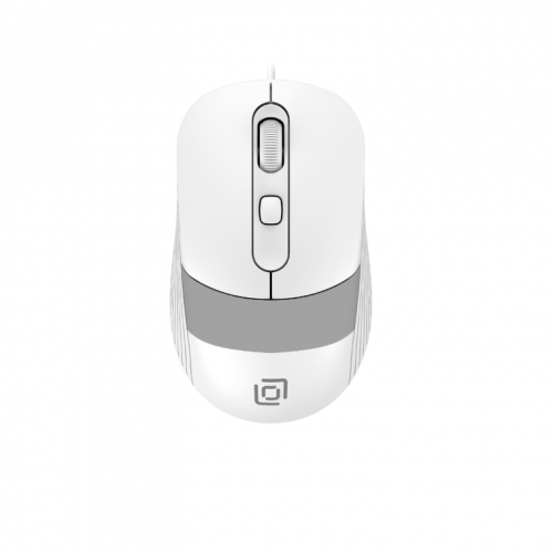 Мышь Oklick 310M (белый/серый) 3