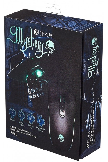 Мышь Oklick 708G MYSTERY (черный) 8