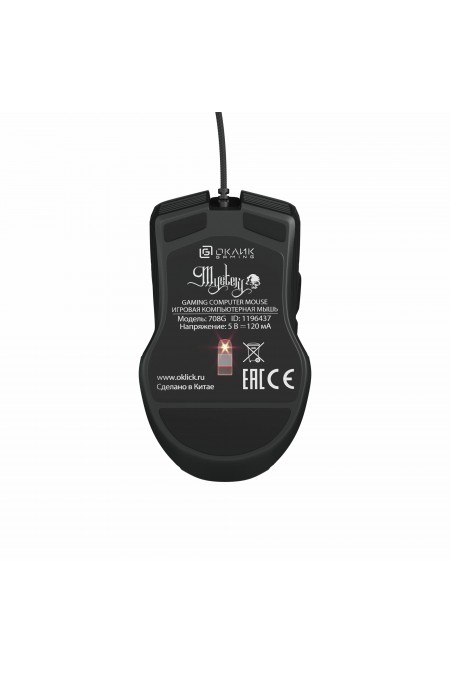 Мышь Oklick 708G Mystery USB (черный) 1