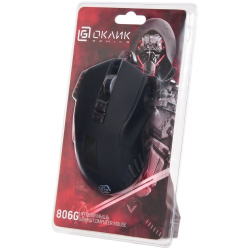Мышь Oklick 806G (черный/красный) 6