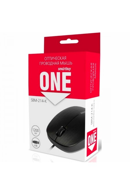 Мышь SMARTBUY ONE 214-K (SBM-214-K) (черный) 5
