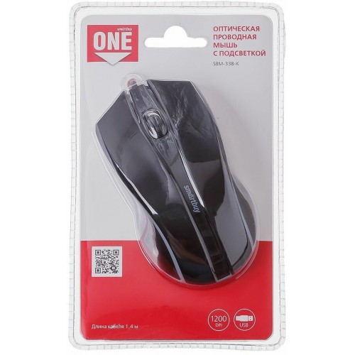 Мышь SMARTBUY ONE 338 (SBM-338-K) (черный) 8