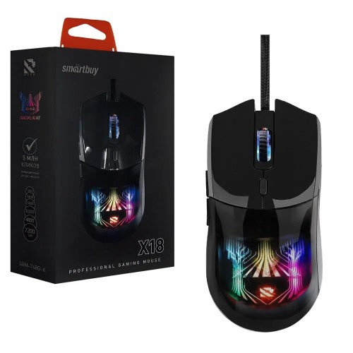 Мышь SmartBuy RUSH X18 (SBM-748G-K) (черный) 1