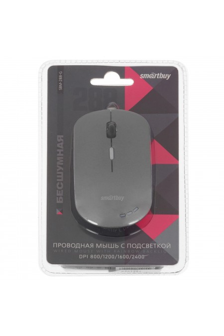 Мышь Smartbuy SBM-288-G (серый металлик) 