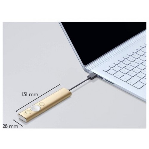 Презентер Logitech Spotlight Presentation Remote (910-004862) (золотой) 7