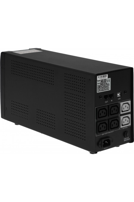 Интерактивный ИБП Powercom IMD-1500AP (черный) 2