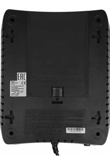 Интерактивный ИБП Powercom SPD-1000U (черный) 9