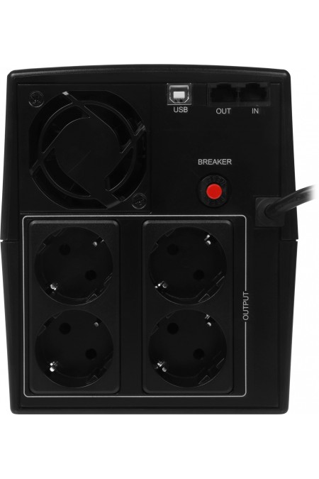 Интерактивный ИБП IPPON Back Basic 1500 Euro (черный) 12