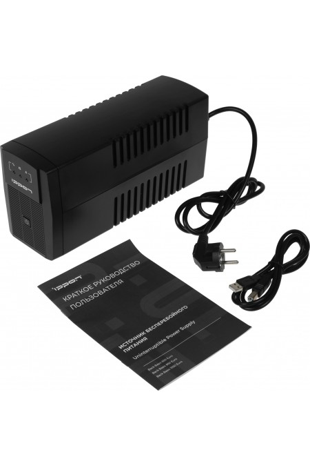 Источник бесперебойного питания Ippon Back Basic 650 Euro (383323) (черный) 7
