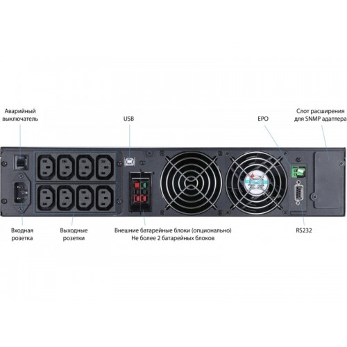 ИБП с двойным преобразованием Powercom Macan Comfort MRT-2000 (черный) 2