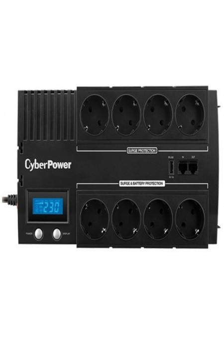 Интерактивный ИБП CyberPower BR1000ELCD (черный) 1