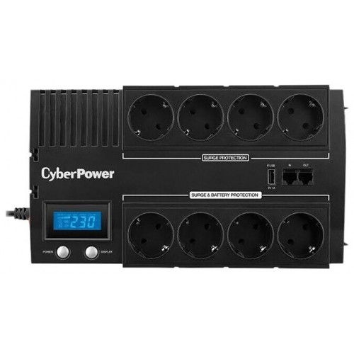 Интерактивный ИБП CyberPower BR700ELCD (черный) 1