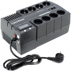 Интерактивный ИБП CyberPower BR700ELCD (черный)