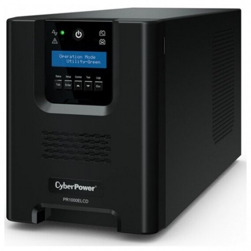 Интерактивный ИБП CyberPower PR 1000LCD (черный) 