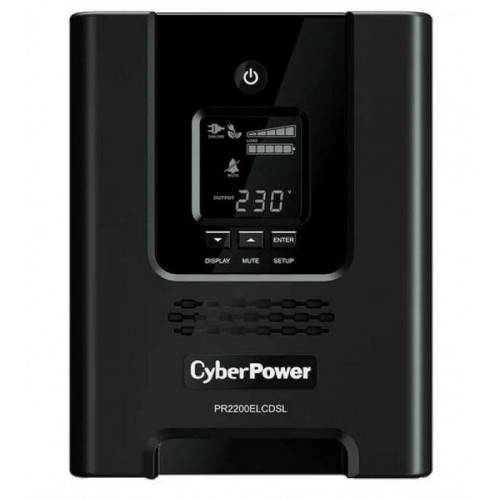 Интерактивный ИБП CyberPower PR2200ELCDSL (черный) 