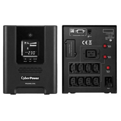 Интерактивный ИБП CyberPower PR2200ELCDSL (черный) 5