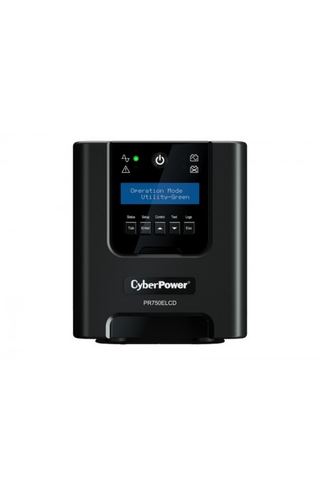 Интерактивный ИБП CyberPower PR750ELCD (черный) 