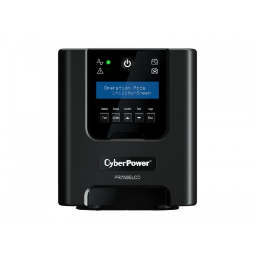 Интерактивный ИБП CyberPower PR750ELCD (черный) 