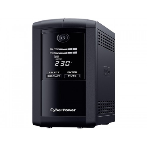 Интерактивный ИБП CyberPower VP1000EILCD (черный) 
