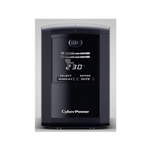 Интерактивный ИБП CyberPower VP700ELCD (черный) 