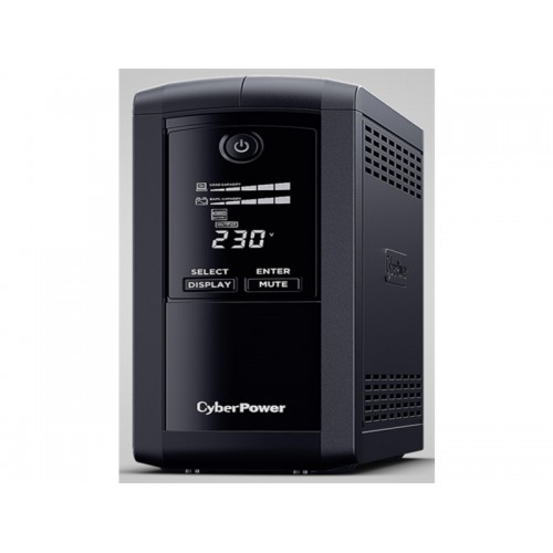 Интерактивный ИБП CyberPower VP700ELCD (черный) 6