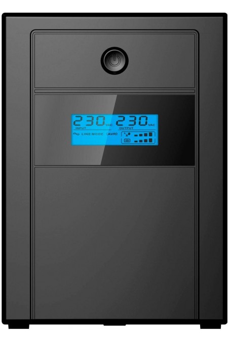 Интерактивный ИБП Ippon Back Basic 1200 LCD Euro 1687965 (черный) 
