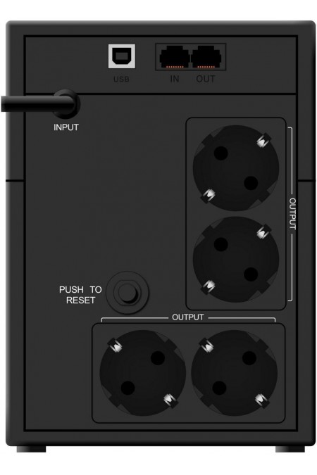 Интерактивный ИБП Ippon Back Basic 1200 LCD Euro 1687965 (черный) 2
