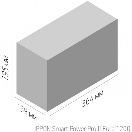 Интерактивный ИБП IPPON Smart Power Pro II Euro 1200 (черный) 2
