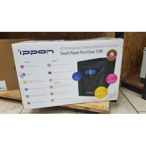 Интерактивный ИБП IPPON Smart Power Pro II Euro 1200 (черный) 7