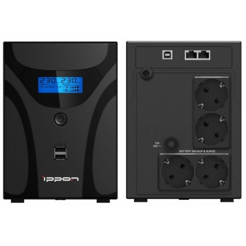 Интерактивный ИБП IPPON Smart Power Pro II Euro 1200 (черный) 9