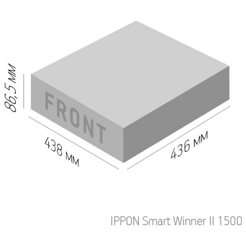 Интерактивный ИБП IPPON Smart Winner II 1500 (черный) 